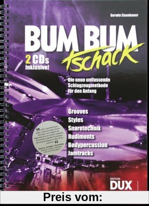 Bum Bum tschack für Schlagzeug inkl. 2 CDs